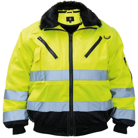 Hi-Vis Pilotenjacke – Arbeitsschutz bedrucken Hi-Vis Pilotenjacke – Arbeitsschutz bedrucken